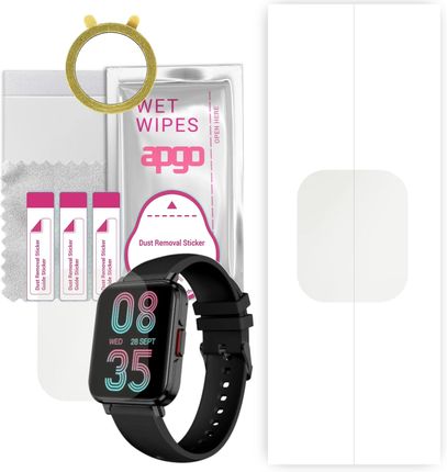 1x Folia hydrożelowa MATOWA do myPhone Watch LS - apgo Smartwatch Hydrogel MATTE Protection Ochrona na ekran smartwatcha