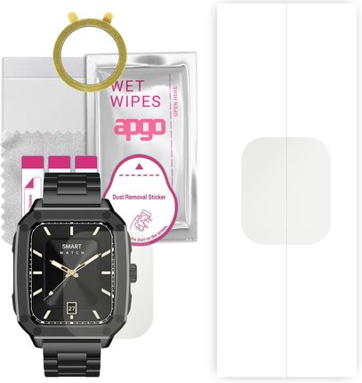 1x Folia hydrożelowa MATOWA do BlitzWolf BW-GTC3 - apgo Smartwatch Hydrogel MATTE Protection Ochrona na ekran smartwatcha