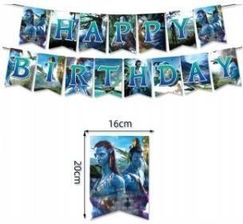 Zdjęcie Girlanda Baner Avatar Happy Birthday Impreza - Kościerzyna