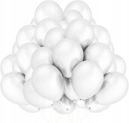 Ormarket Balony Białe Zestaw Balonów Na Roczek Urodziny Wesele Komunia Dekoracje Xl