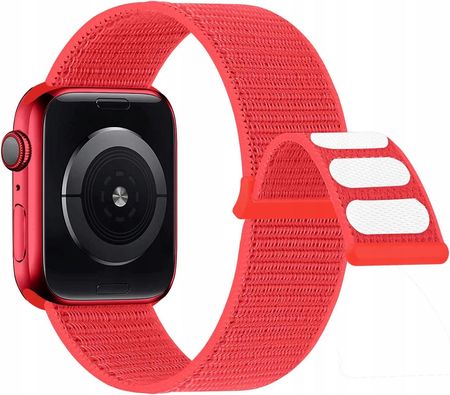Nylonowy Pasek Na Rzep Do Apple Watch 38/40Mm Red
