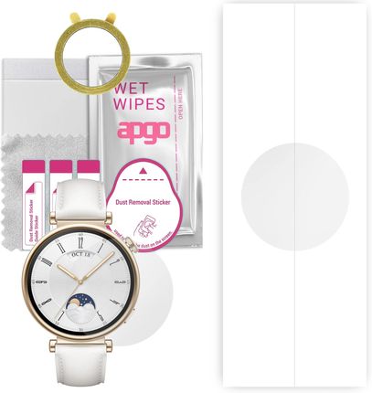 1x Folia hydrożelowa do Huawei Watch GT4 41 mm - apgo Smartwatch Hydrogel Protection Ochrona na ekran smartwatcha
