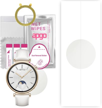 1x Folia hydrożelowa MATOWA do Huawei Watch GT4 41 mm - apgo Smartwatch Hydrogel MATTE Protection Ochrona na ekran smartwatcha