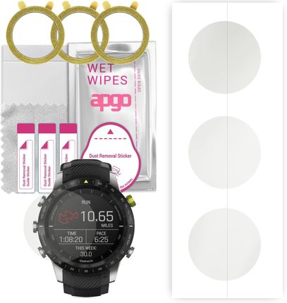 3x Folia hydrożelowa MATOWA do Garmin Marq - apgo Smartwatch Hydrogel MATTE Protection Ochrona na ekran smartwatcha