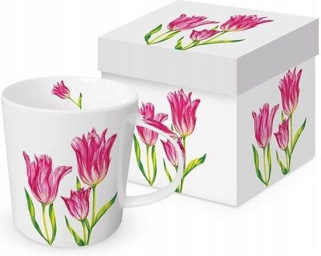 Tulipany Kubek Porcelanowy w Ozdobnym Pudełku 350 ml