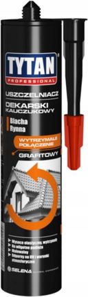 TYTAN PROFESSIONAL Uszczelniacz dekarski kauczukowy 280 ml grafitowy