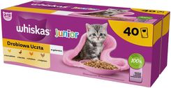Whiskas Karma Dla Kota Junior Drobiowa Uczta 40x85g