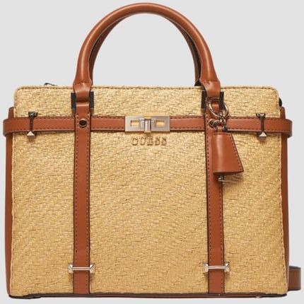GUESS Beżowa torebka Emilee Luxury