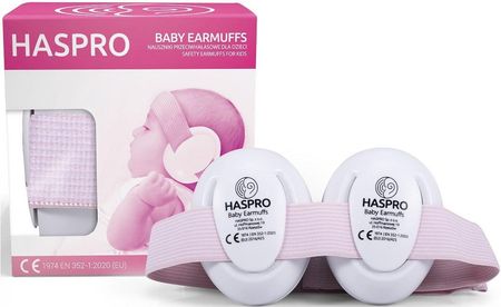 Haspro Kids Earmuffs, Nauszniki Ochronne Dla Dzieci, Od 4 Lat, Różowe, 1szt. (1615)