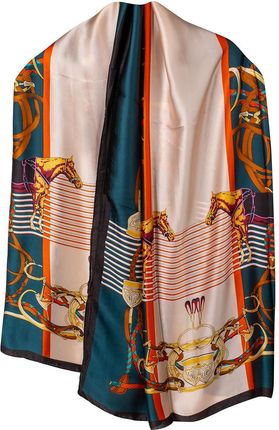 Elegancka chusta szalik szal w kolorowe wzory Stylowa