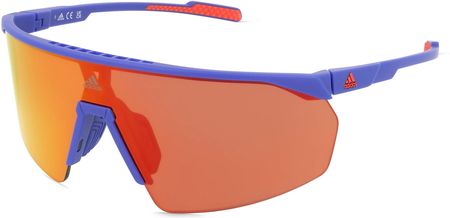 Adidas SP0075 Damskie okulary przeciwsłoneczne, Oprawka: Acetat, niebieski