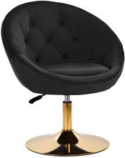 Zdjęcie 4Rico fotel obrotowy QS-BL12B aksamit czarny - Ryki