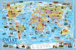 Zdjęcie Podkładka Na Biurko Państwa Świata Dla Dzieci - Pacanów
