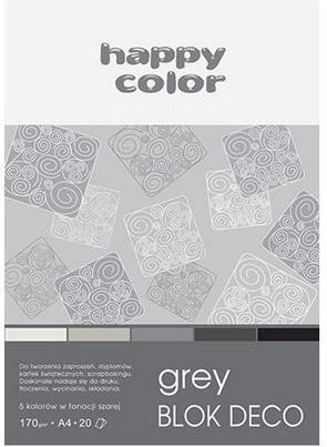 Gdd Blok A4/20K Deco Grey 170G Happy Color