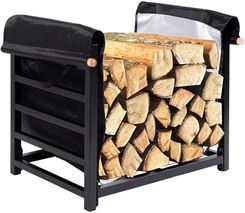 Zdjęcie Hakan Stojak Kosz Na Drewno Wyciągany Wkład 062366MG - Drezdenko