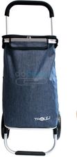 Zdjęcie Trolej Wózek na zakupy torba zakupowa jeans składana 36 litrów - Góra Kalwaria