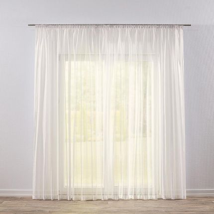 Dekoria Firana Na Taśmie Ecru Woale I Firany 300X245 Cm