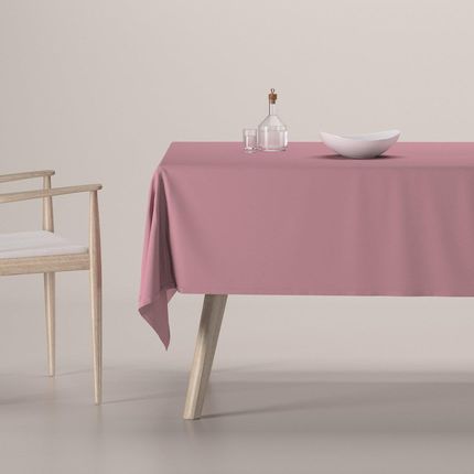 Dekoria Obrus Prostokątny Brudny Róż Loneta 130X210 Cm