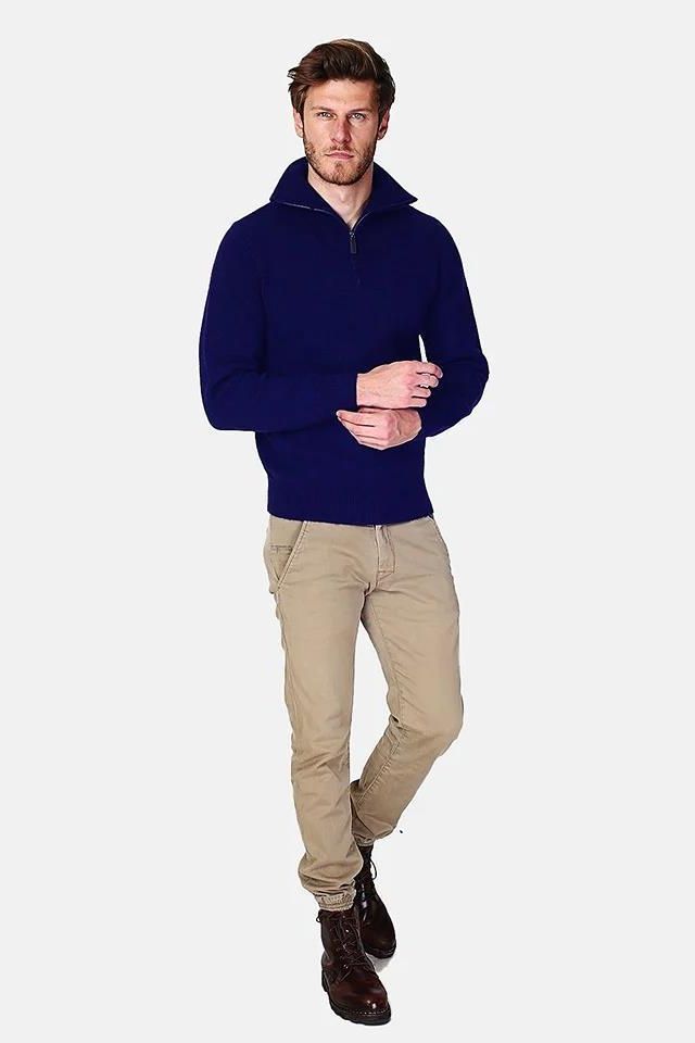 William de Faye Sweter w kolorze granatowym Ceny i opinie