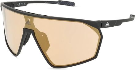 Adidas SP0073 Męskie okulary przeciwsłoneczne, Oprawka: Acetat, czarny