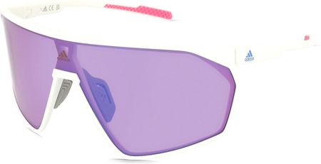 Adidas SP0073 Męskie okulary przeciwsłoneczne, Oprawka: Acetat, biały