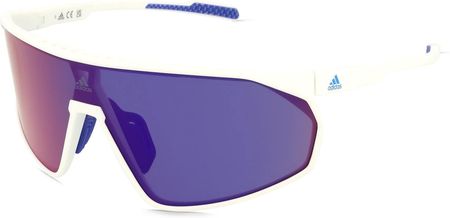 Adidas SP0074 Męskie okulary przeciwsłoneczne, Oprawka: Acetat, biały