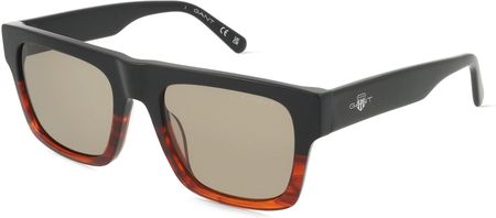 Gant GA7231 Męskie okulary przeciwsłoneczne, Oprawka: Acetat, czarny