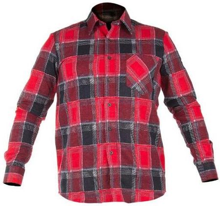 Koszula robocza Leon czerwona rozmiar XL 182/43