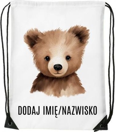 Timeforf Worek Na Buty Z Imieniem Do Przedszkola Szkoły Zwierzak4