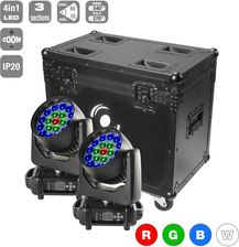 Flash 2x LED MOVING HEAD 19x15W ZOOM 3 SECTIONS ver.03.22 (F7100765)