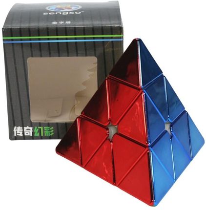 SengSo Metallic Pyraminx Stickerless Bright SSX2700