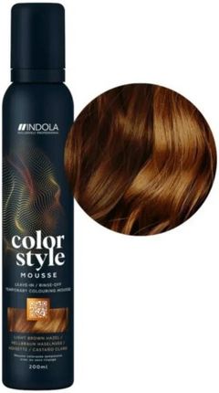 Indola Profession Pianka Koloryzująca Light Brown Hazel 200 ml