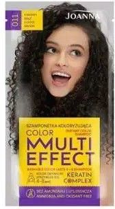 Joanna Multi Effect Color Szamponetka Koloryzująca Nr 11 Kawowy Brąz 35 g