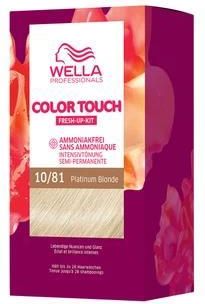 Wella Professionals Color Touch Fresh-Up-Kit Farba Półtrwała Do Włosów 130 ml Nr. 10/81 Platinum Blonde