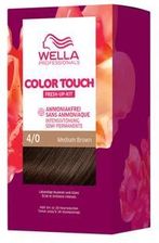 Wella Professionals Color Touch Fresh-Up-Kit Farba Półtrwała Do Włosów 130 ml Nr. 4/0 Medium Brown