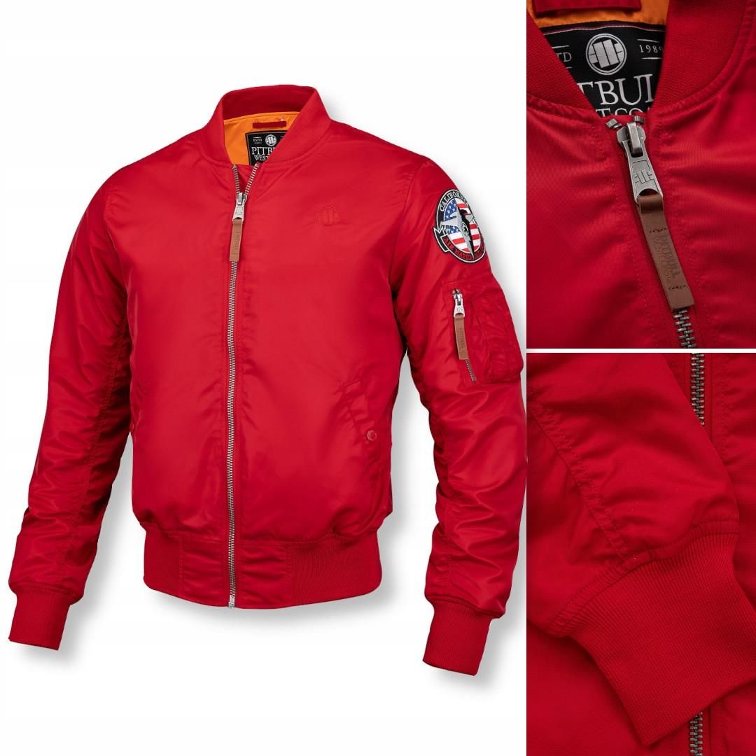 Pitbull Kurtka Wiosenna MA 1 II XL Czerwona Ceny I Opinie Ceneo pl pitbull-kurtka-wiosenna-ma-1-ii-xl-czerwona-ceny-i-opinie-ceneo-pl