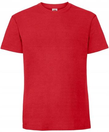 Modne Koszulki Męskie Bawełna T-shirty Red XL