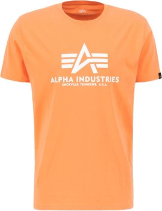 Koszulka Alpha Industries Basic 100501 710 - Pomarańczowa RATY 0% | PayPo | GRATIS WYSYŁKA | ZWROT DO 100 DNI