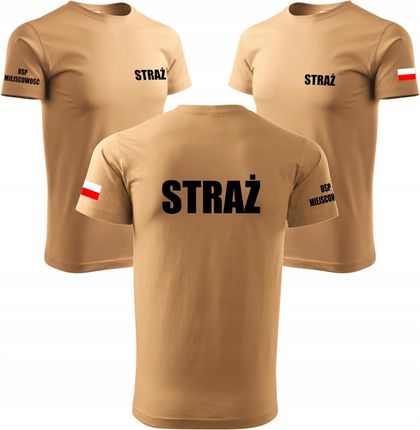 Koszulka Strażacka Osp Straż Pożarna Polska r. XL