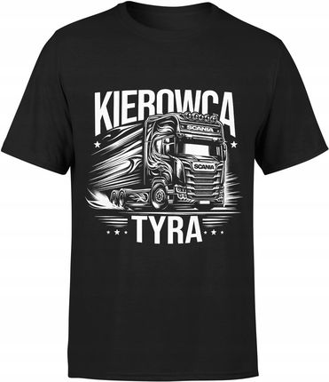 Dla Kierowcy Tira Koszulka Męska Tyra Na Urodziny Ciężarówka Scania