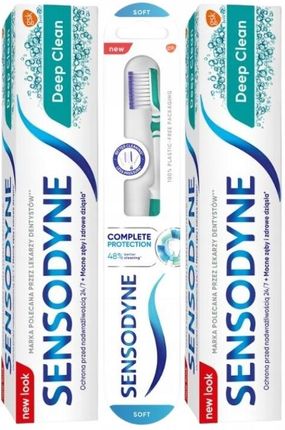 Sensodyne Deep Clean 2x75 ml + Sensodyne Complete Protection Soft