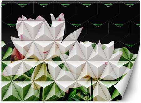 Caro Fototapeta Kwiat lotosu geometryczny 100x70