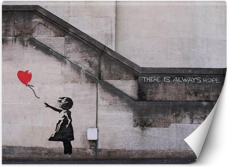 Caro Fototapeta Dziewczynka z balonikiem Banksy graffiti 100x70