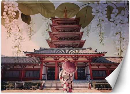 Caro Fototapeta Gejsza i świątynia Senso Ji w Tokio 368x254