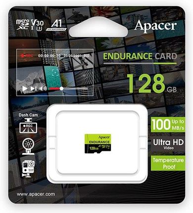 Apacer Endurance 128GB Micro SDXC Ap128Gedm1D05-R Uhs-I U3 (Class 10) V30 A1