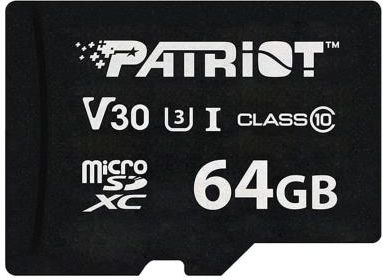 Patriot 64GB Vx MicroSDXC Uhs-I U3 V30