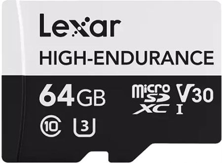 Lexar High-Endurance 64GB Micro SDXC Do 100Mb/S Sd