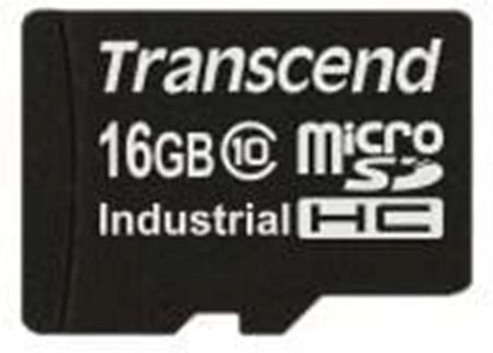 Transcend MicroSDHC Ind. Temp - 16GB