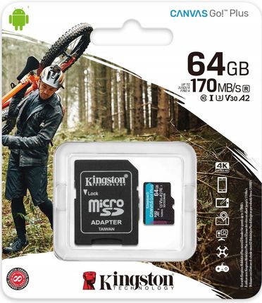 Kingston Micro Sd 64GB Go! Plus