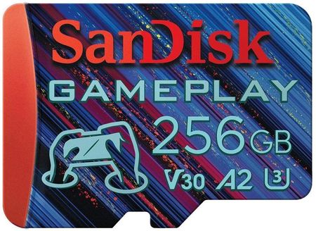 Sandisk GamePlay - flash memory card - 256GB - microSDXC UHS-I